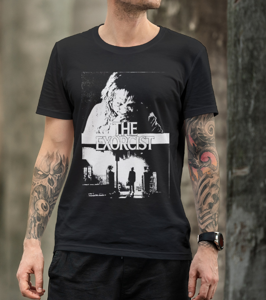 The San Antonio Sharpist And The Exorcist Crossover Graphic In T-Shirt