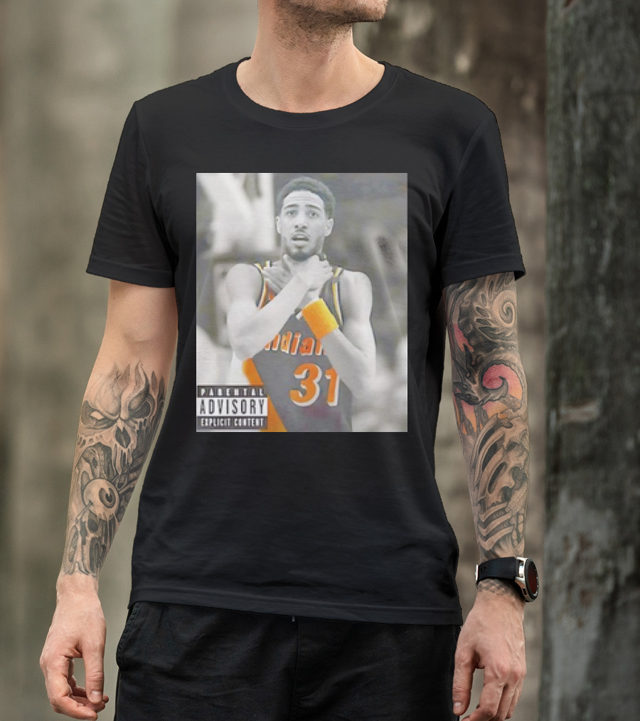 Tyrese Haliburton X Reggie Miller Indiana Pacers Knicks Killers Parental Advisory 31 T-Shirt