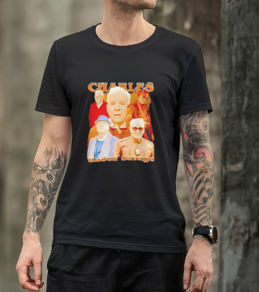 Charles Haden Savage Steve Martin Vintage Bootleg T-Shirt