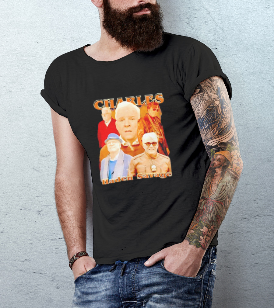 Charles Haden Savage Steve Martin Vintage Bootleg T-Shirt