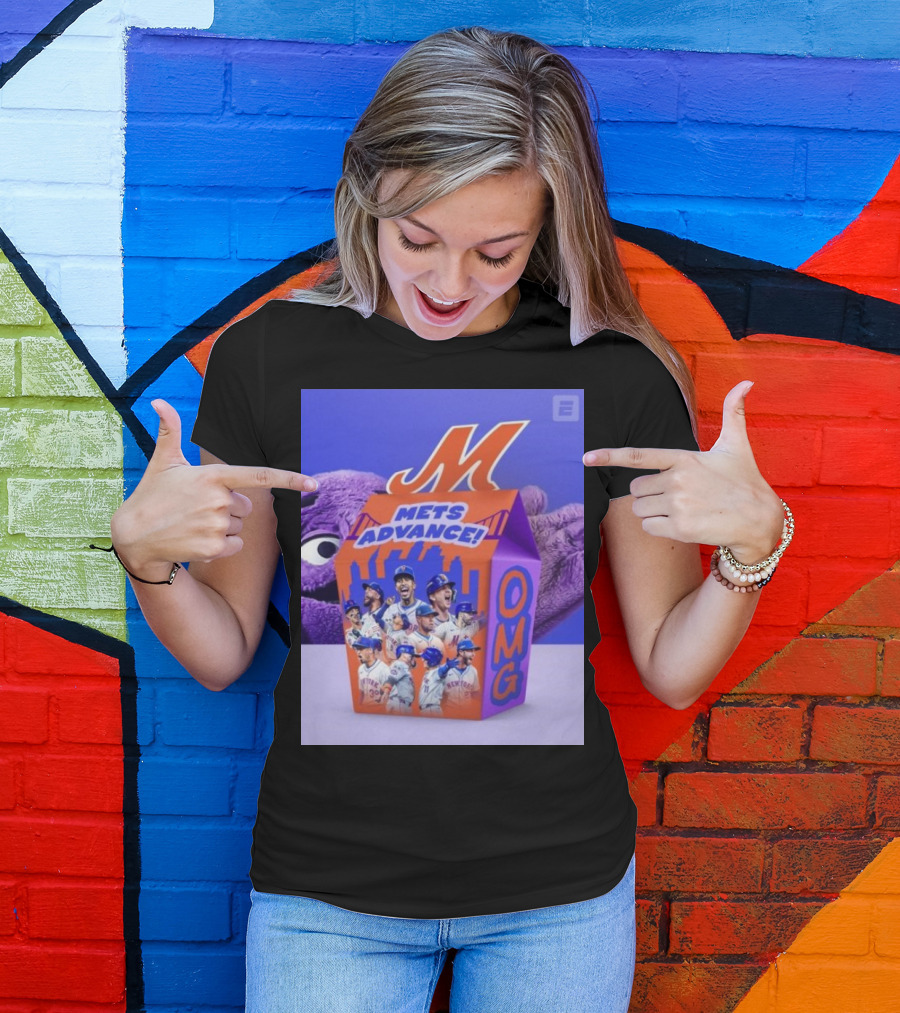 OMG Mets Advance Moving On To The NLCS T-Shirt