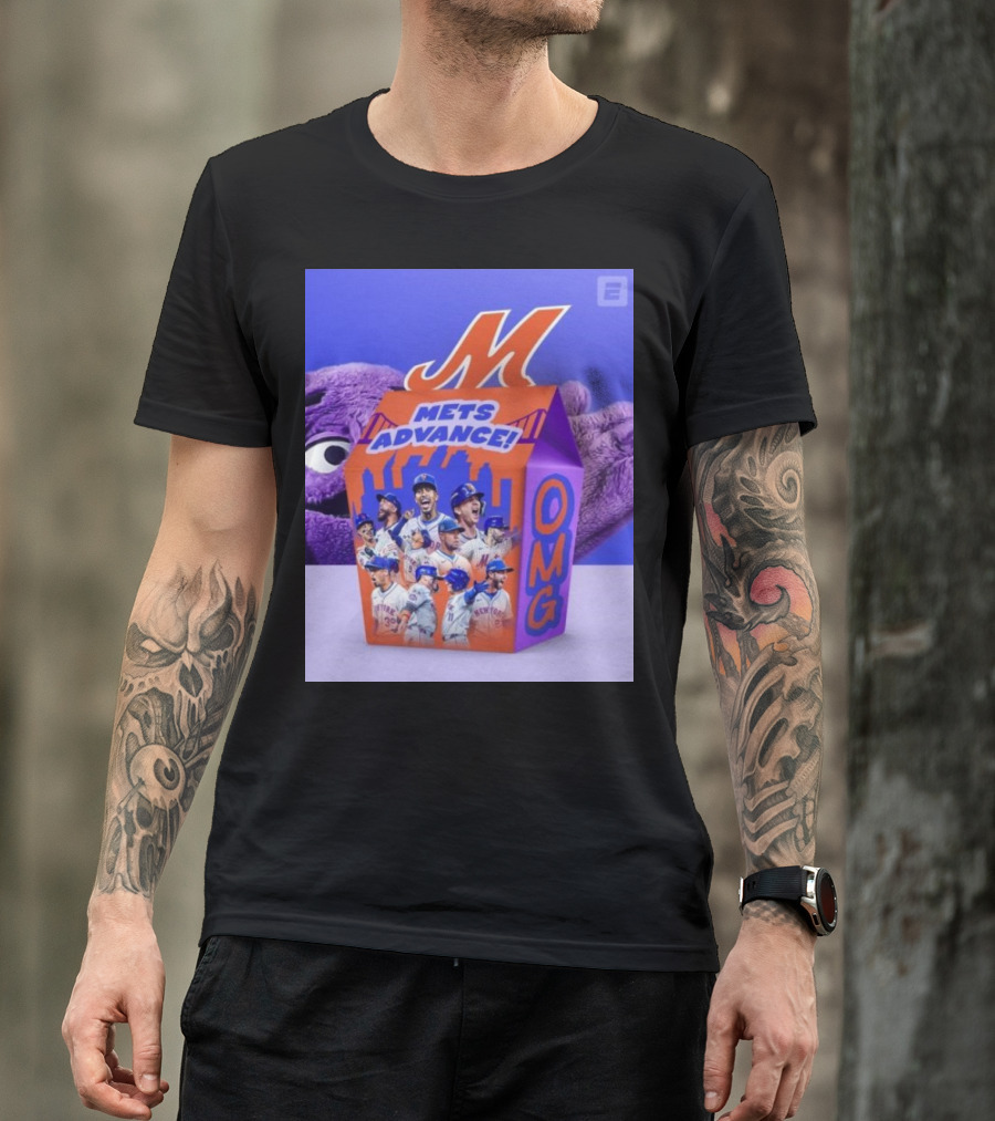 OMG Mets Advance Moving On To The NLCS T-Shirt