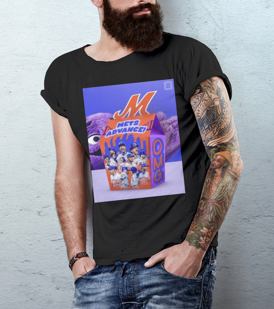 OMG Mets Advance Moving On To The NLCS T-Shirt