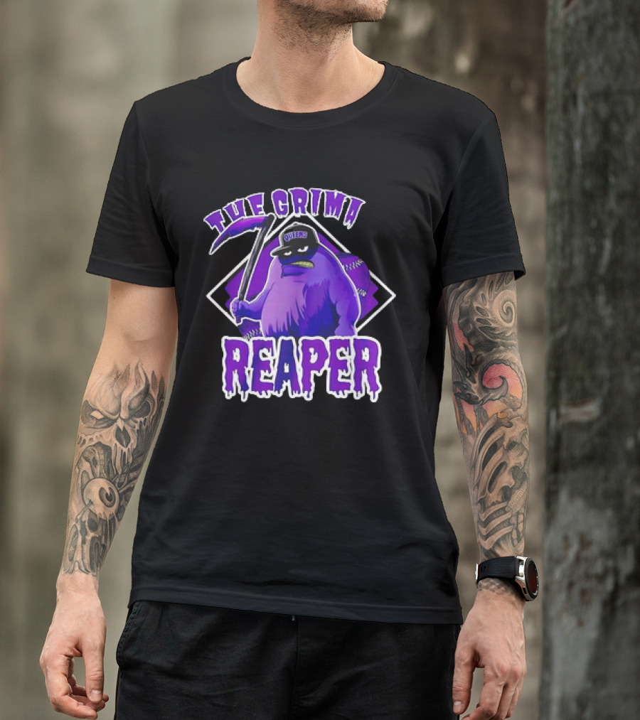New York Mets The Grima Reaper Queens Baseball Character T-Shirt