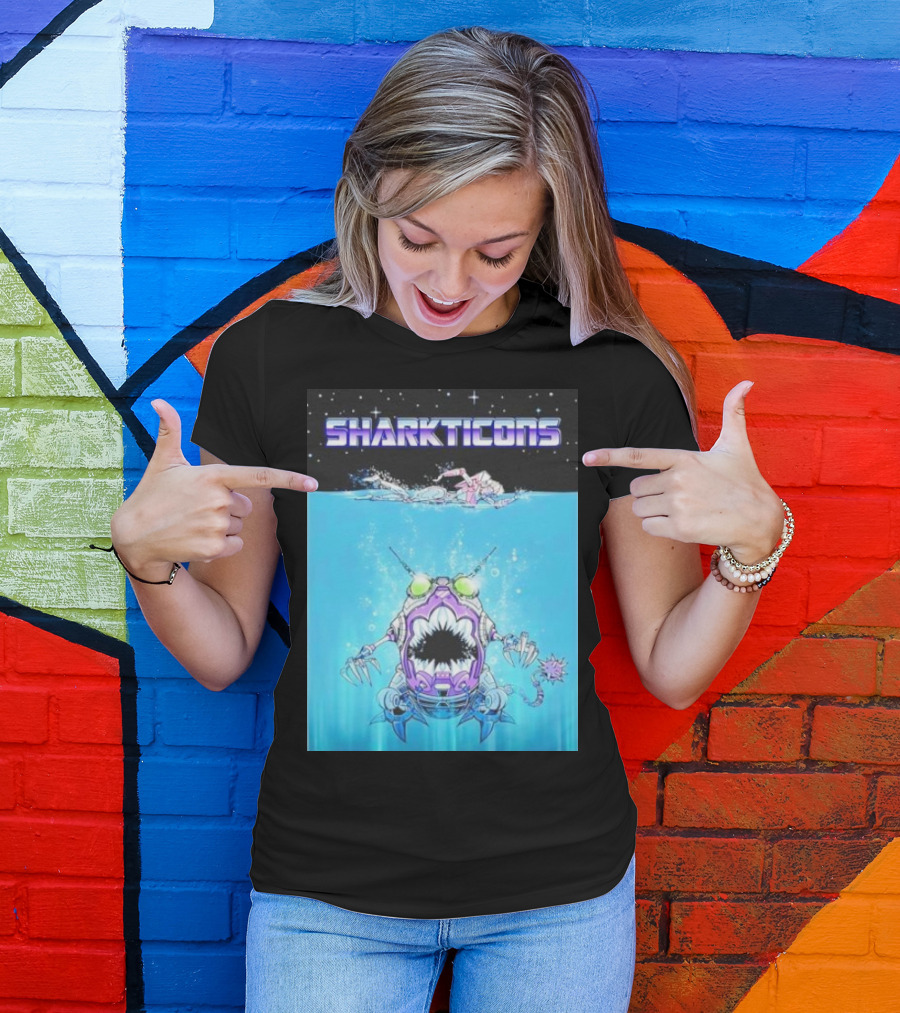 Sharkticons Underwater Robot Monsters T-Shirt
