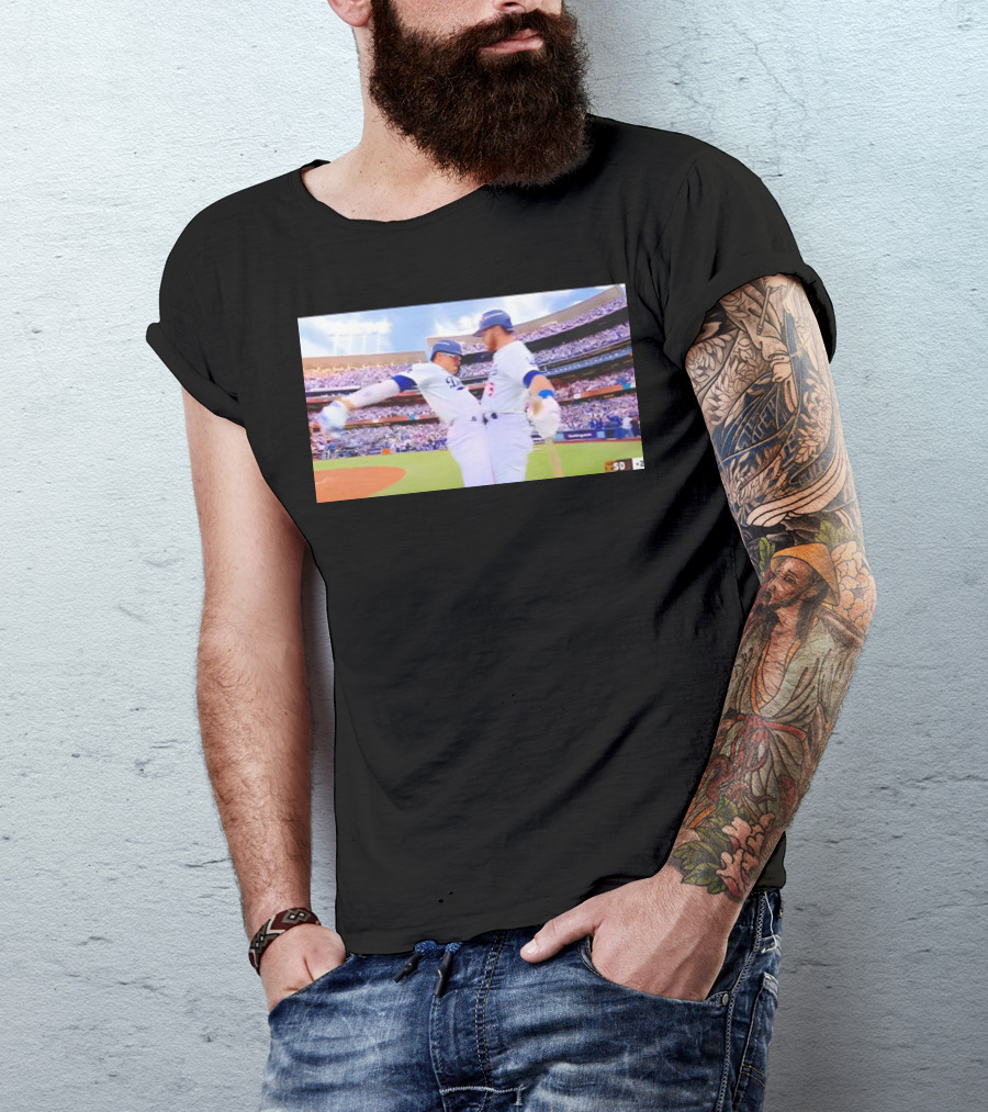 Kike Hernandez Gavin Lux Dodgers T-Shirt