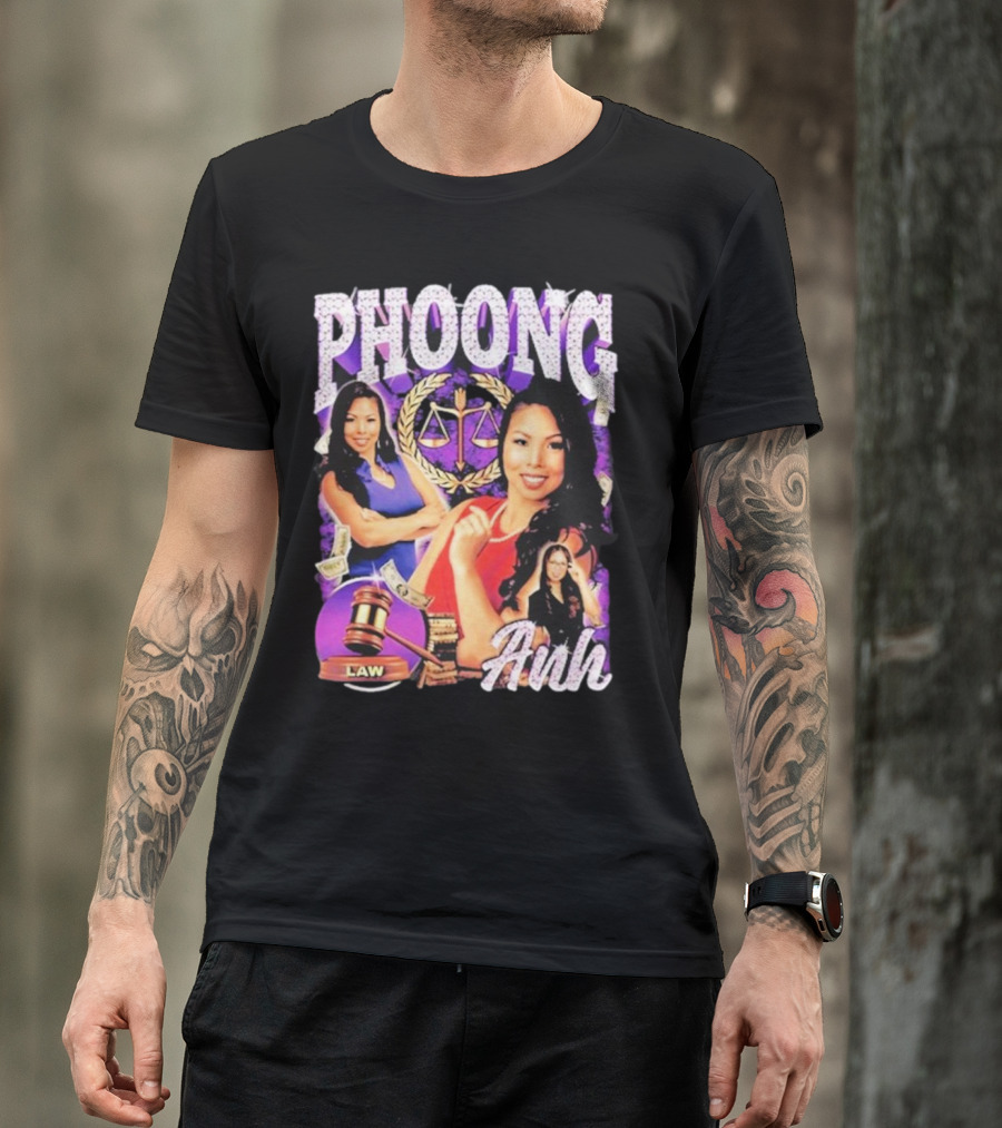 Bay Area Phoong Law Anh With Scales And Gavel T-Shirt