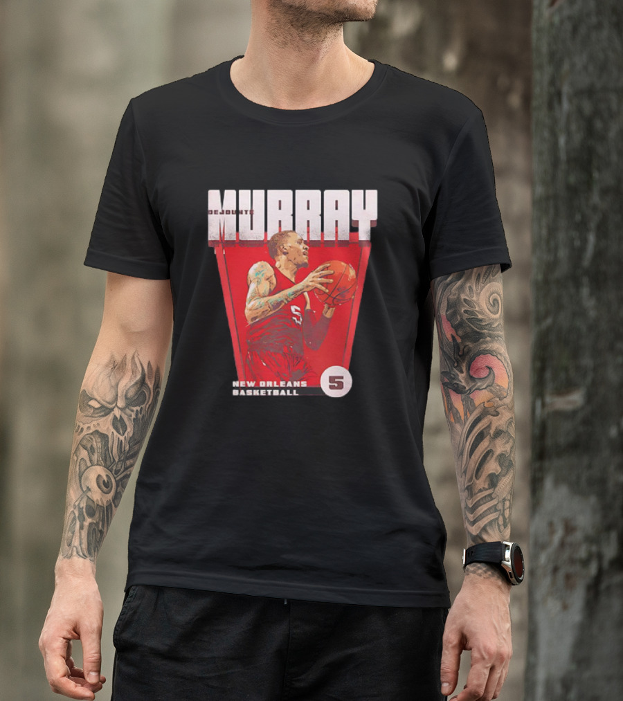 Dejounte Murray New Orleans Basketball Number 5 Vintage T-Shirt