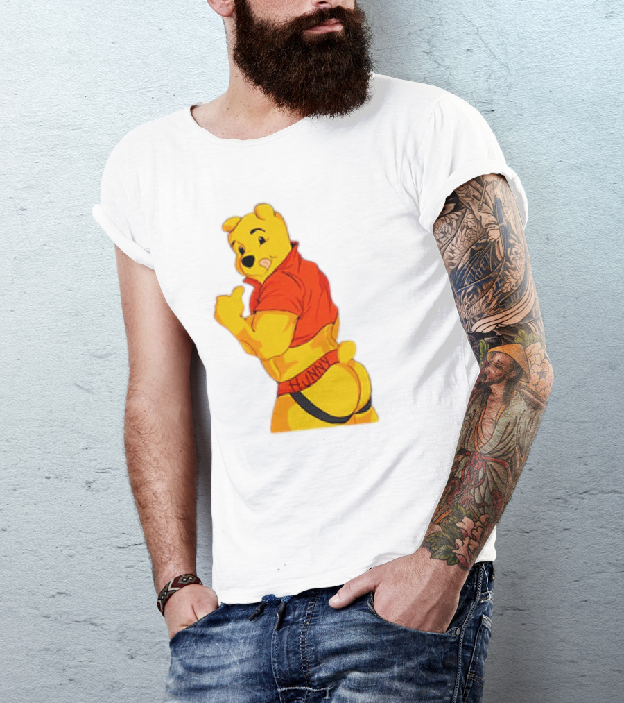 Buff Winnie The Pooh Meme Thicc Winnie T-Shirt