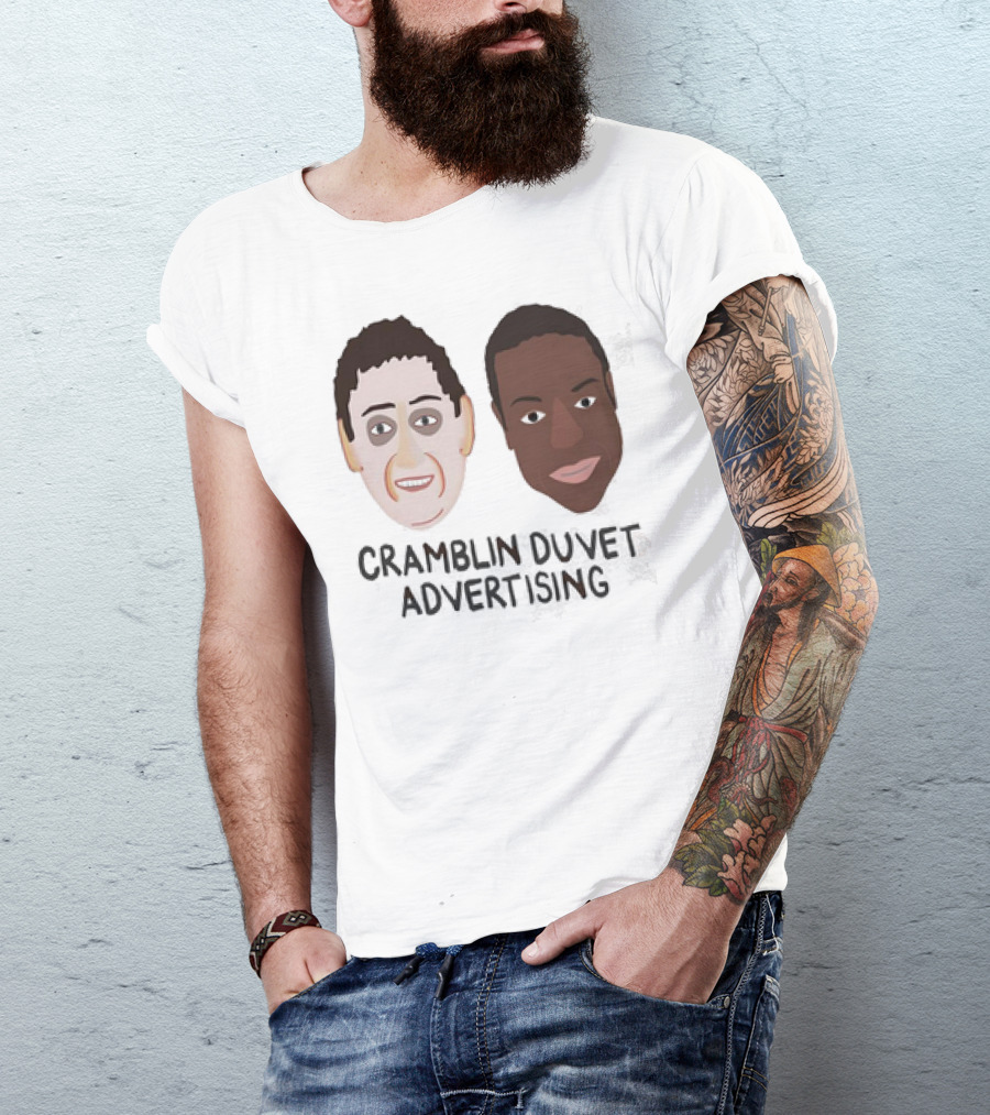 Cramblin Duvet Advertising Faces T-Shirt