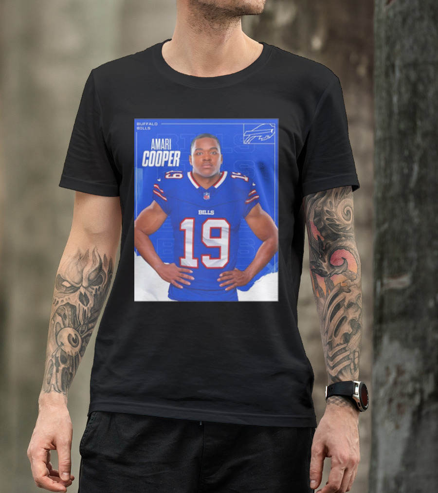 Amari Cooper Buffalo Bills NFL Football Player Card T-Shirt