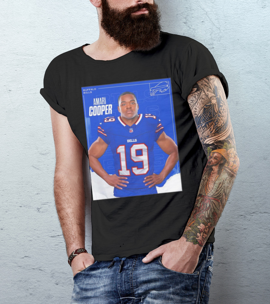 Amari Cooper Buffalo Bills NFL Football Player Card T-Shirt