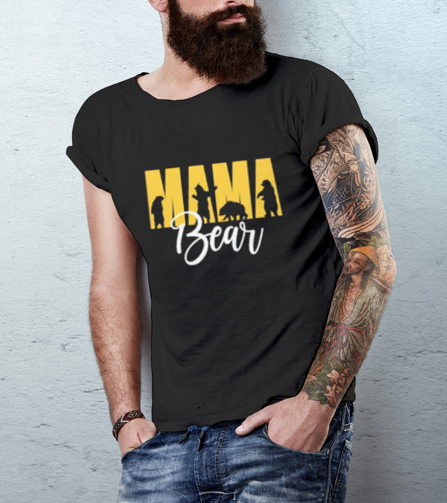 MAMA Bear Mom Life Mother’s Day T-Shirt