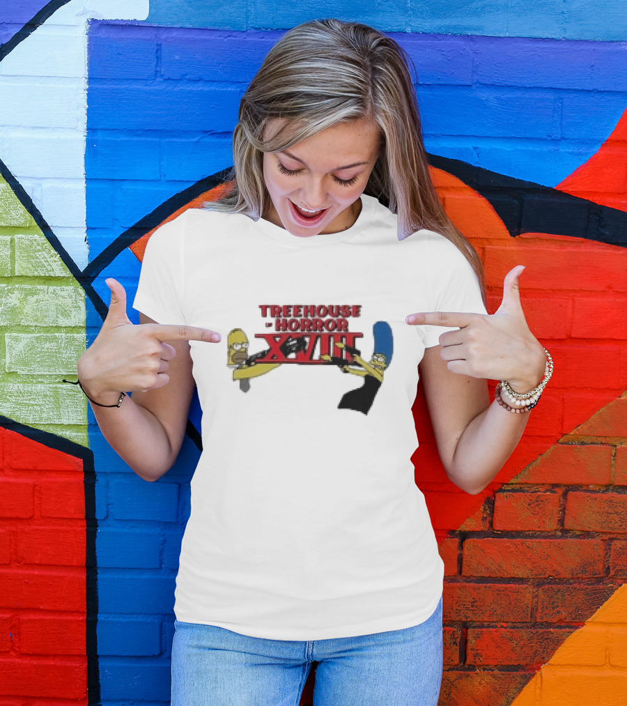 Treehouse Of Horror XVIII The Simpsons Homer Marge Babbitt Revived T-Shirt