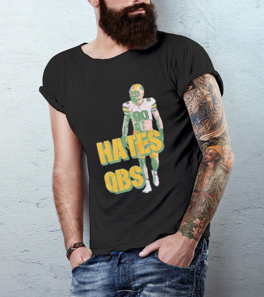 Donald Driver 80 Hates QBs T-Shirt