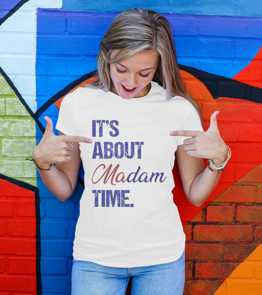 It’s About Madam Time Blue Red Vintage T-Shirt