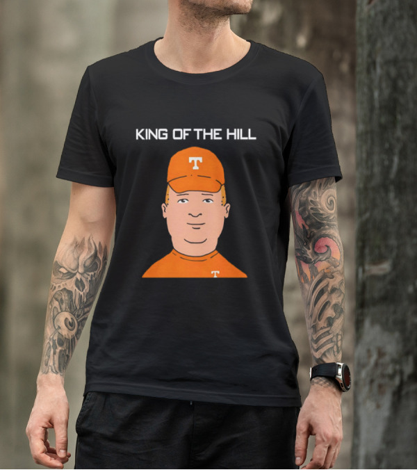 Tennessee Volunteers King Of The Hill T Logo Cartoon T-Shirt