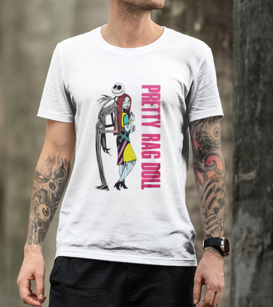 Jack And Sally Pretty Rag Doll Pretty Woman T-Shirt