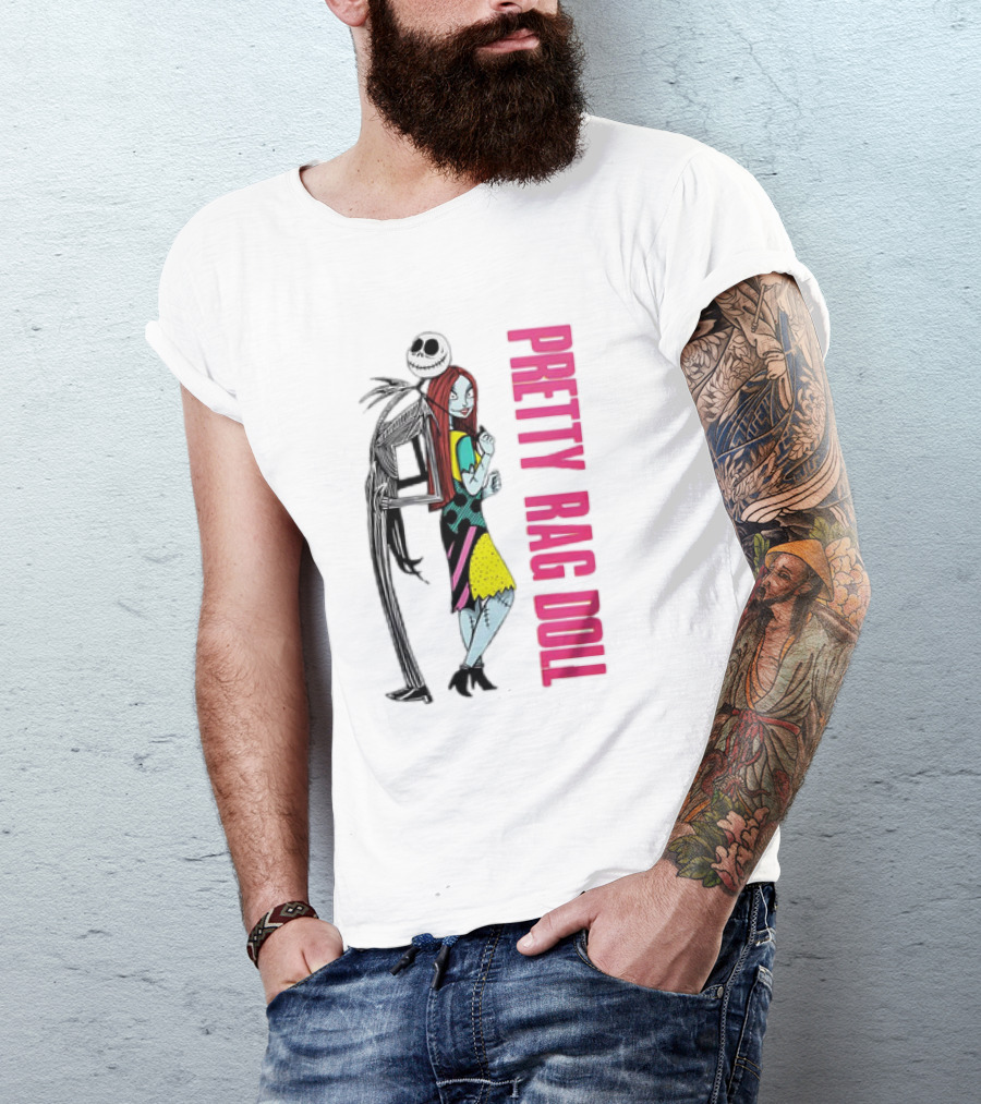 Jack And Sally Pretty Rag Doll Pretty Woman T-Shirt