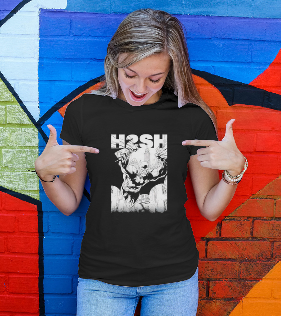 Batman Hush Jim Lee Scott Williams Retro Batman Gotham Skyline T-Shirt