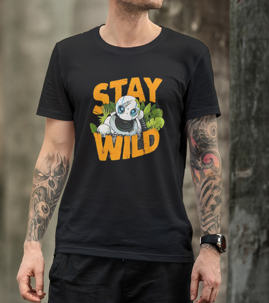 Stay Wild Roz The Wild Robot Jungle Adventure T-Shirt