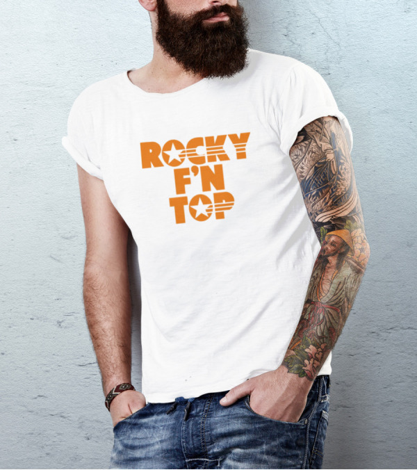 Tennessee Volunteers Basketball Rocky F’n Top Star Stripes T-Shirt