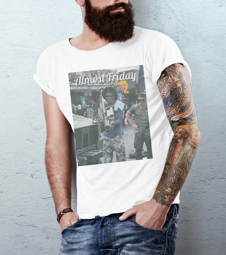 Almost Friday Rocket Launcher Fun Lamar Jackson T-Shirt