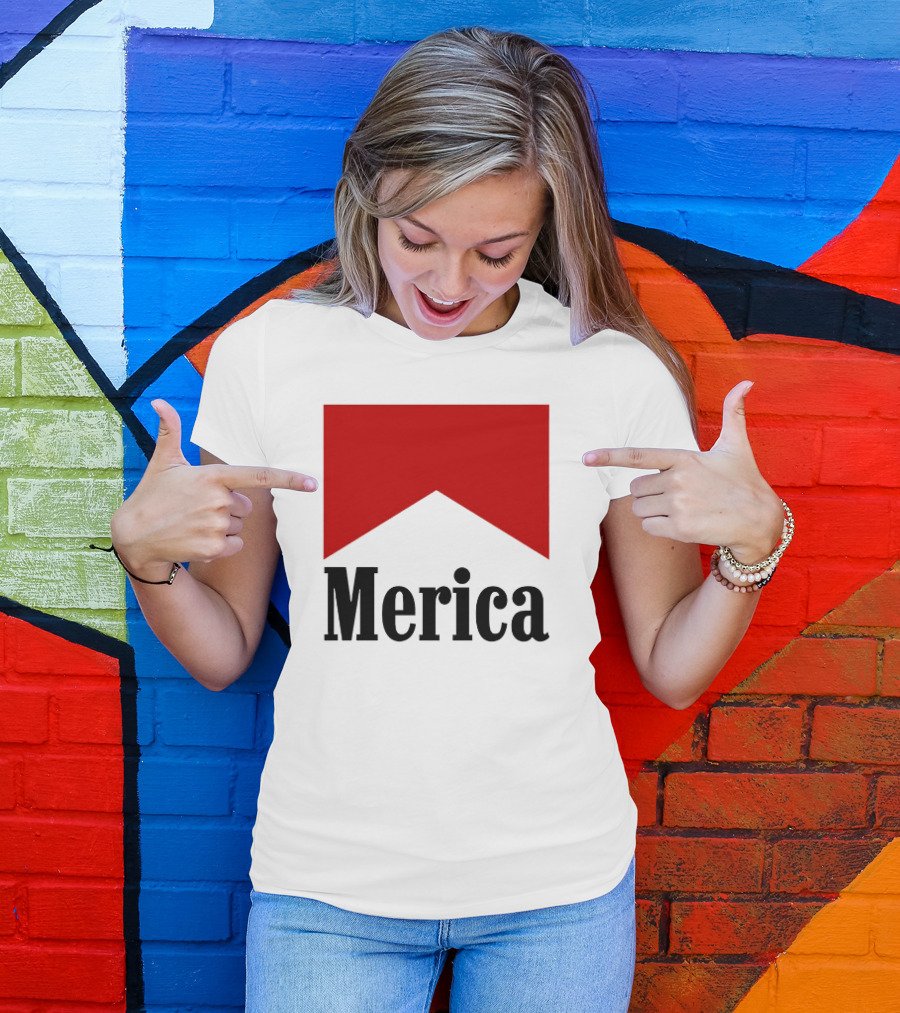 Merica Red Chevron T-Shirt