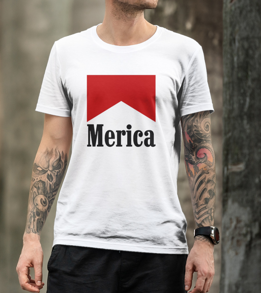 Merica Red Chevron T-Shirt