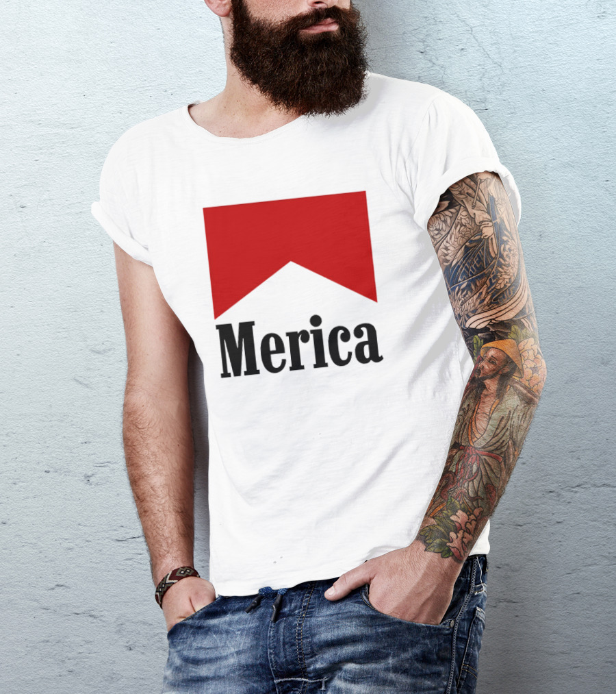Merica Red Chevron T-Shirt