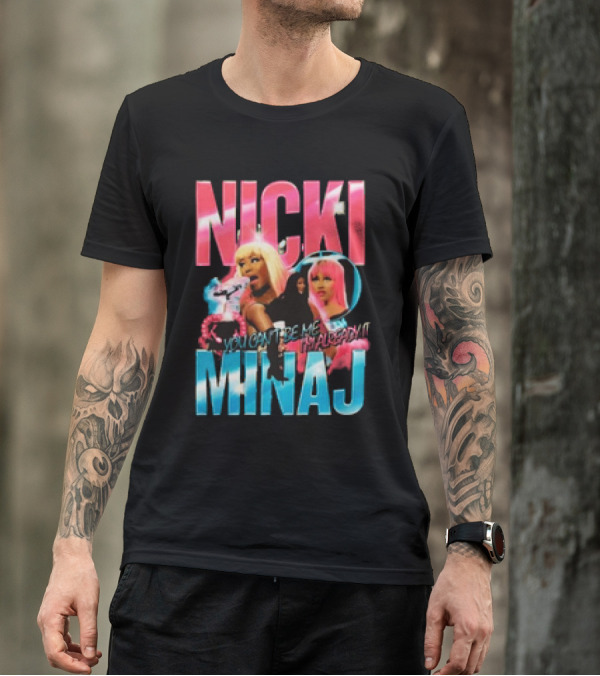 Nicki Minaj You Can't Fire Me I'm Already Lit Pink Friday 2 World Tour T-Shirt