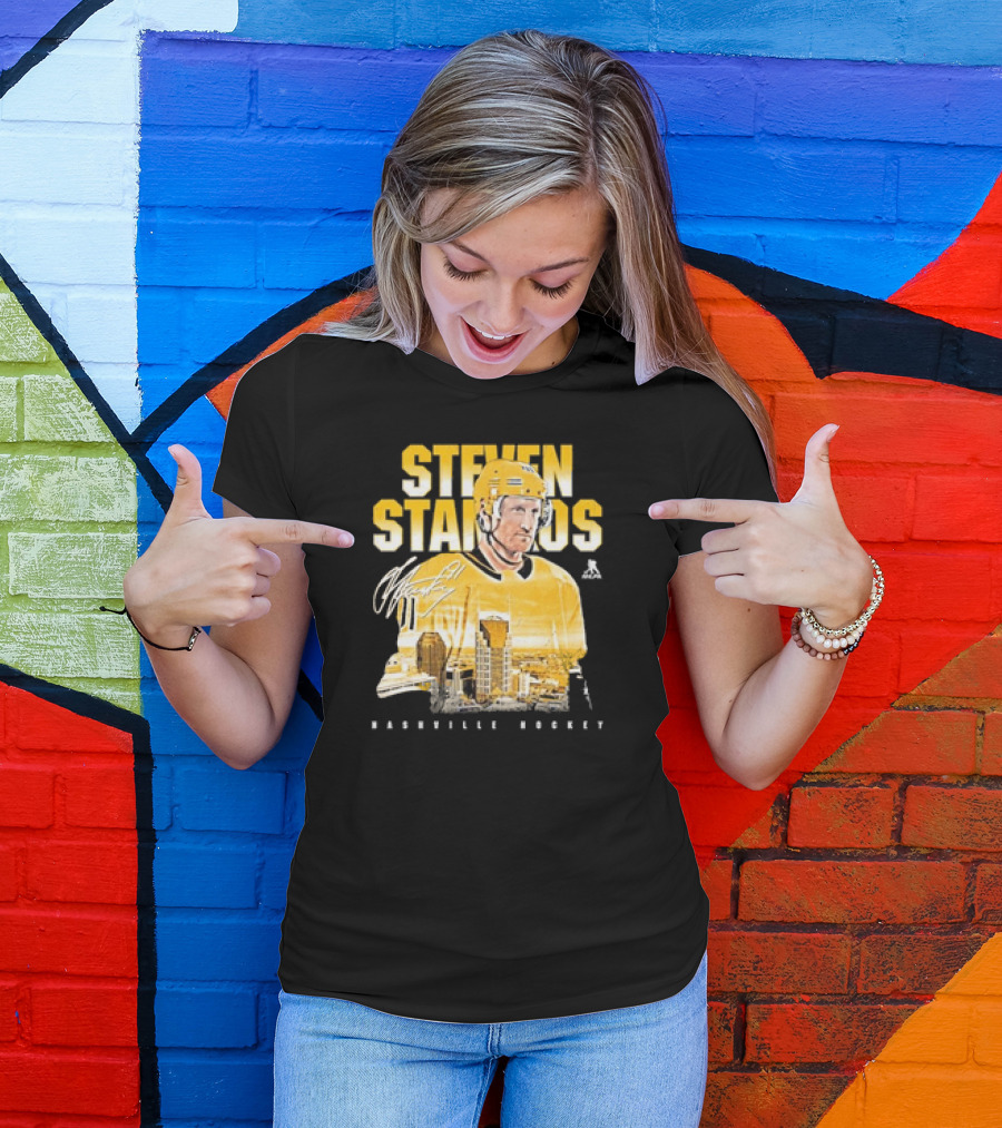 Steven Stamkos Nashville Hockey Landmark T-Shirt