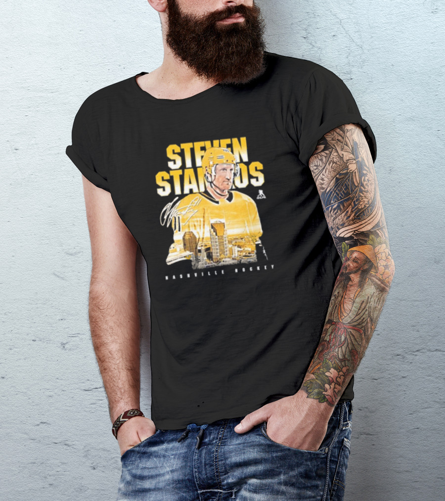 Steven Stamkos Nashville Hockey Landmark T-Shirt