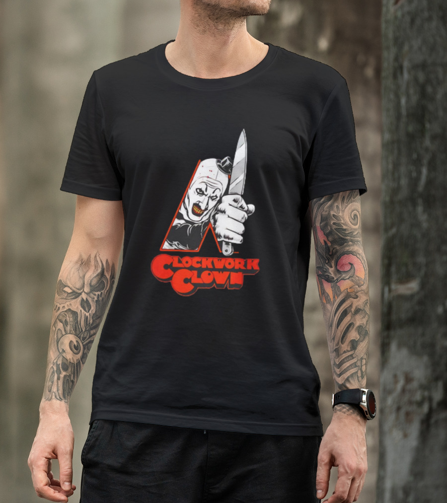 A Clockwork Clown Art The Clown The Terrifier Movies T-Shirt