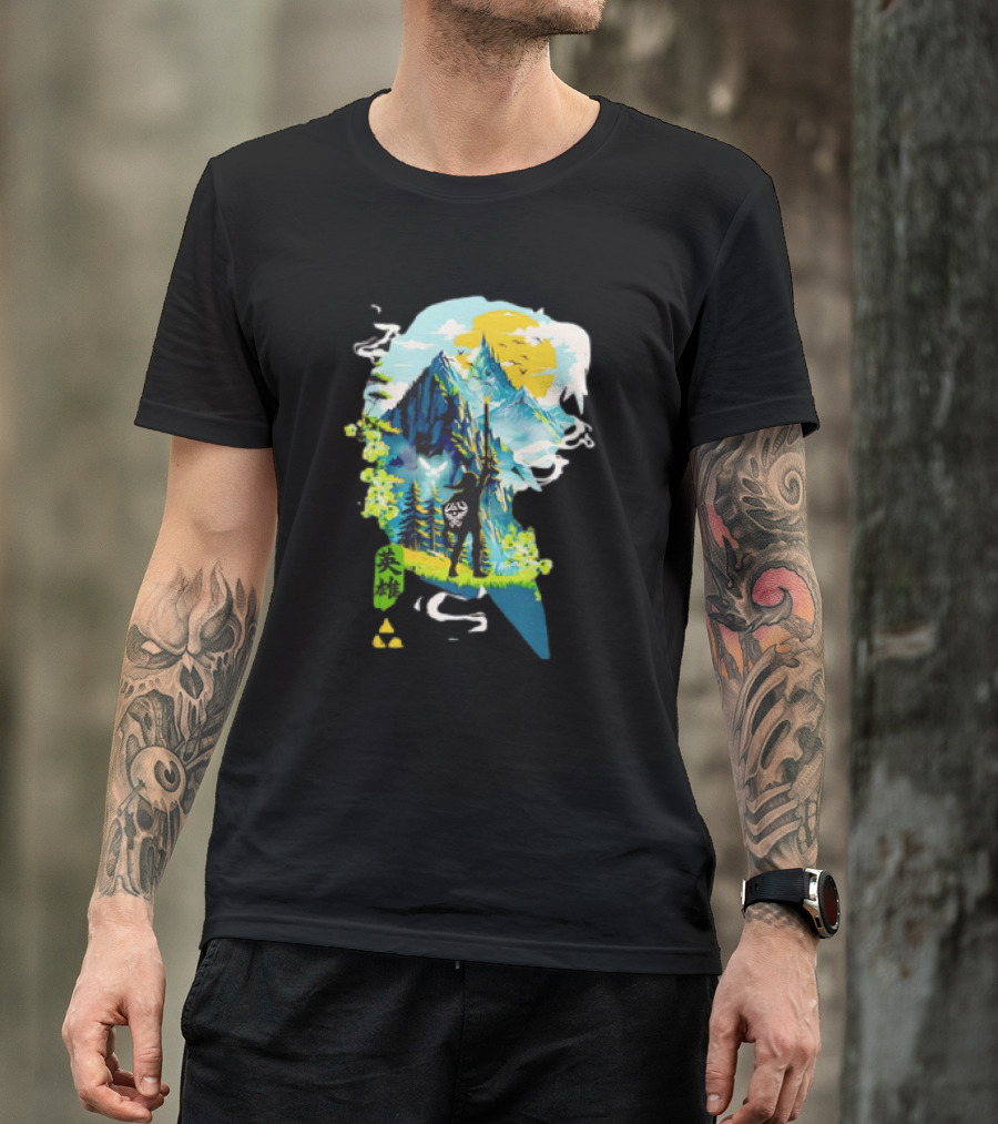 Heroic Ballad Of Link The Legend Of Zelda Tri-Force Journey T-Shirt