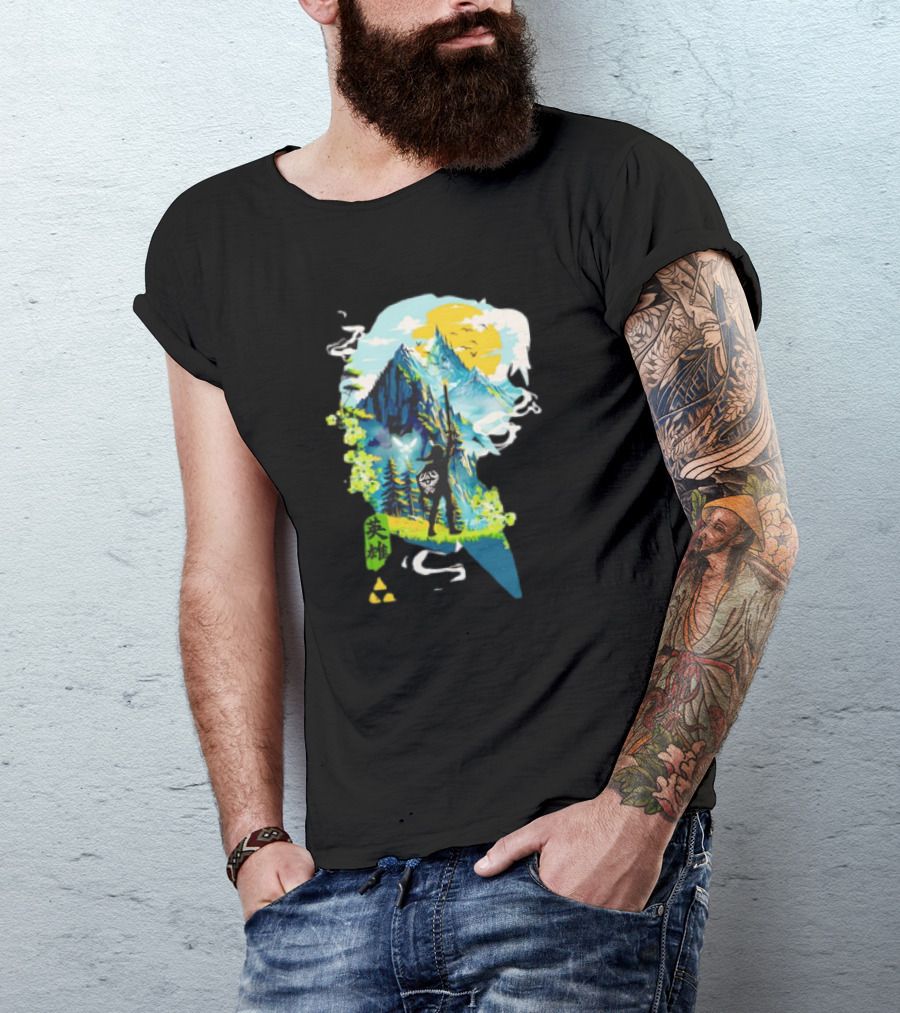 Heroic Ballad Of Link The Legend Of Zelda Tri-Force Journey T-Shirt