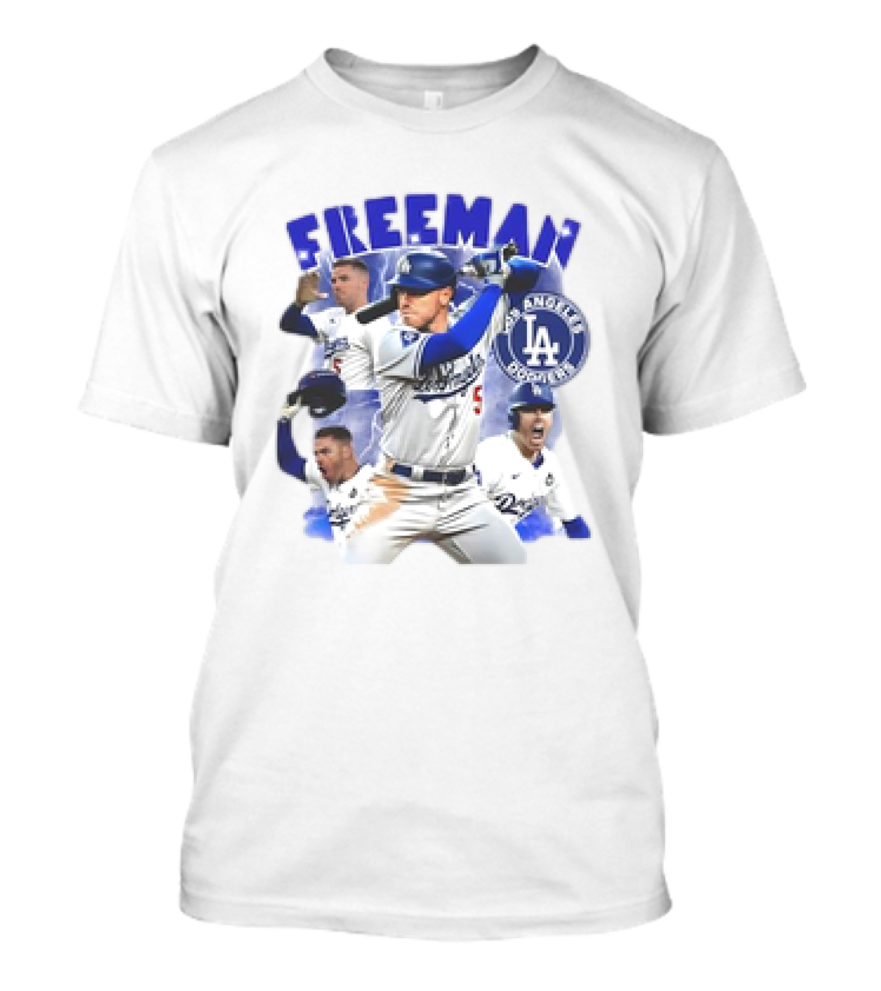 Freeman Los Angeles Dodgers Baseball Fanatic World Series T-Shirt