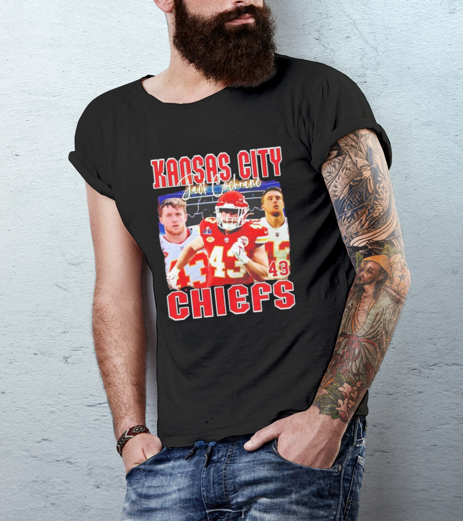 Kansas City Chiefs Jack Cochrane 43 Football T-Shirt