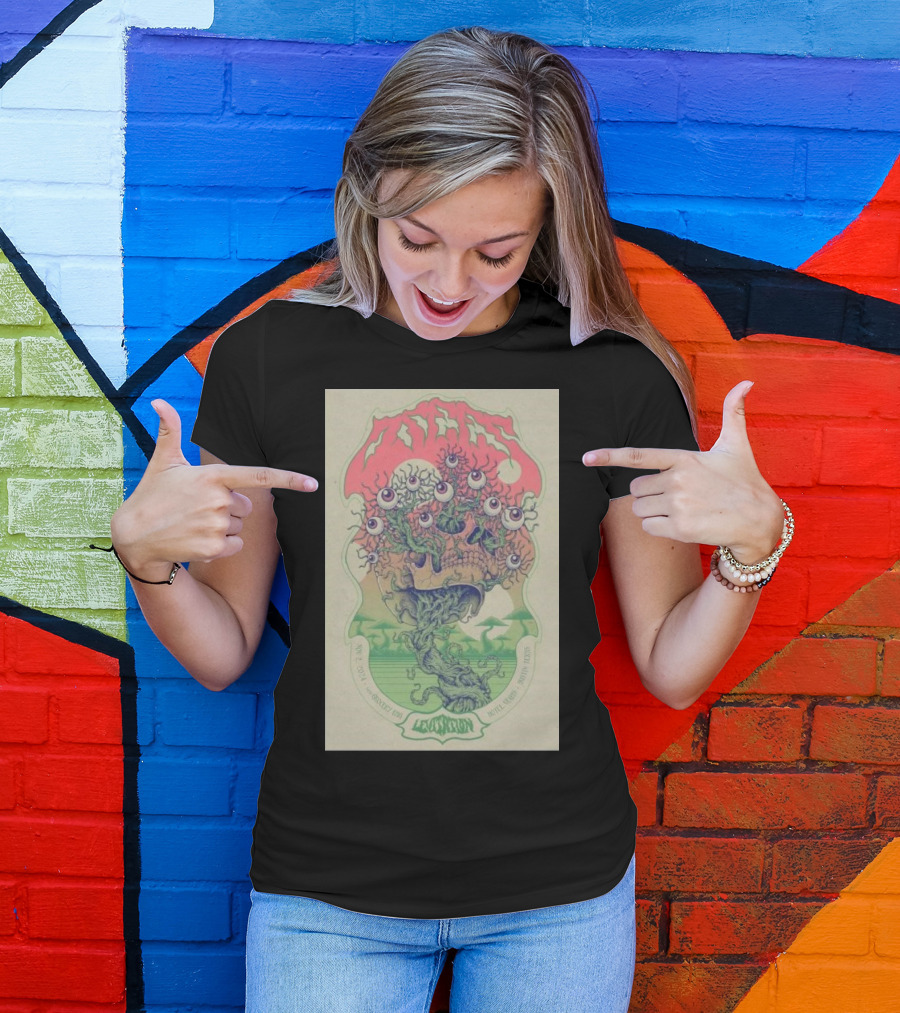 OSEES Live Event November 02 2024 Hotel Vegas Austin TX Levitations Psychedelic T-Shirt
