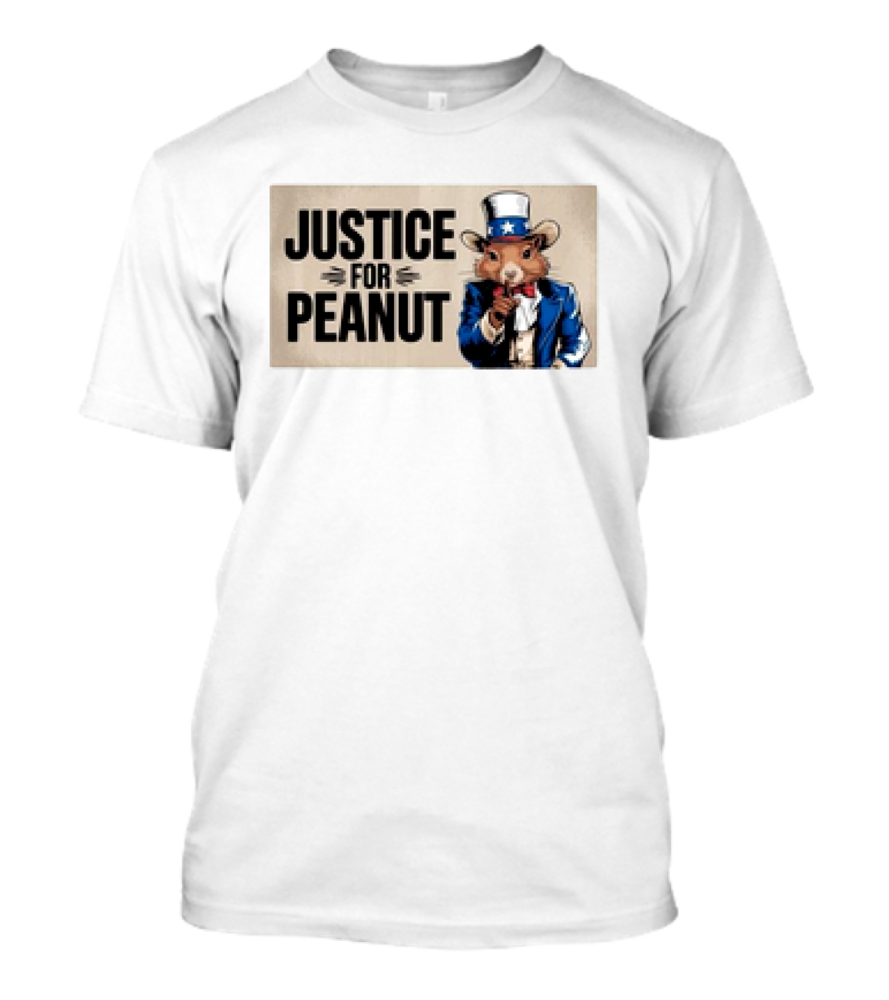 Justice For Peanut Peanut The Squirrel 2024 Uncle Sam T-Shirt
