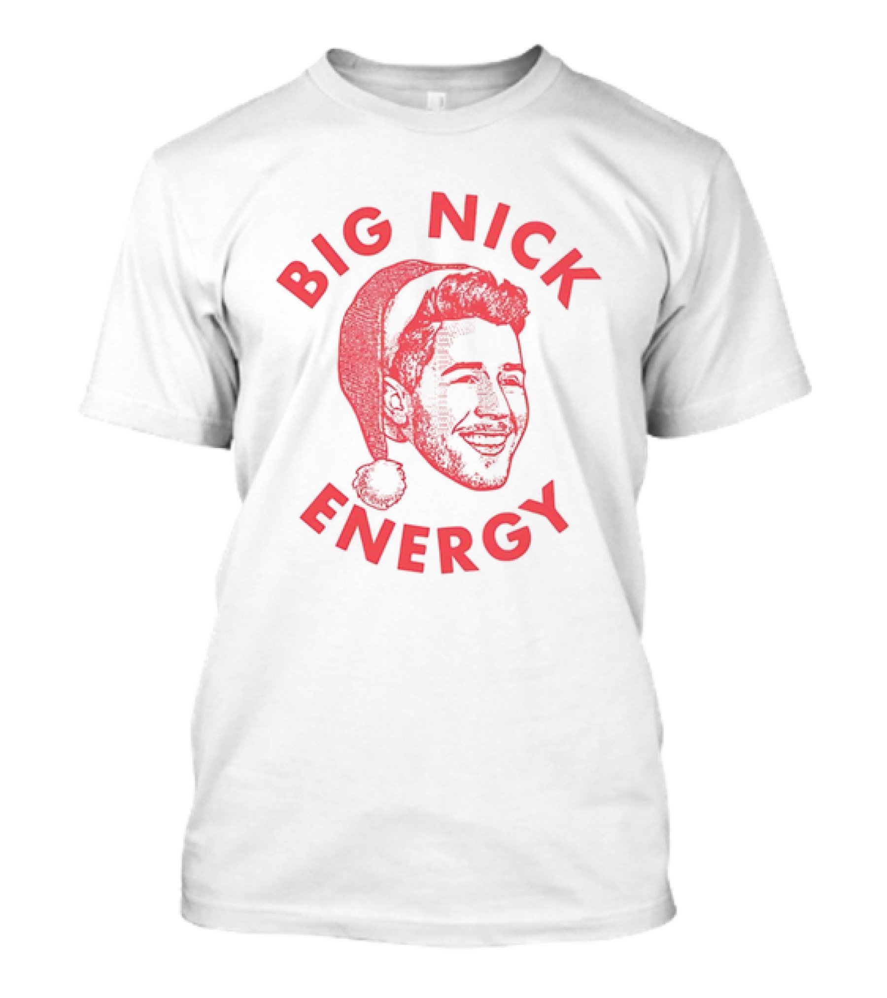 Jonas Brothers Big Nick Energy Christmas Hat T-Shirt