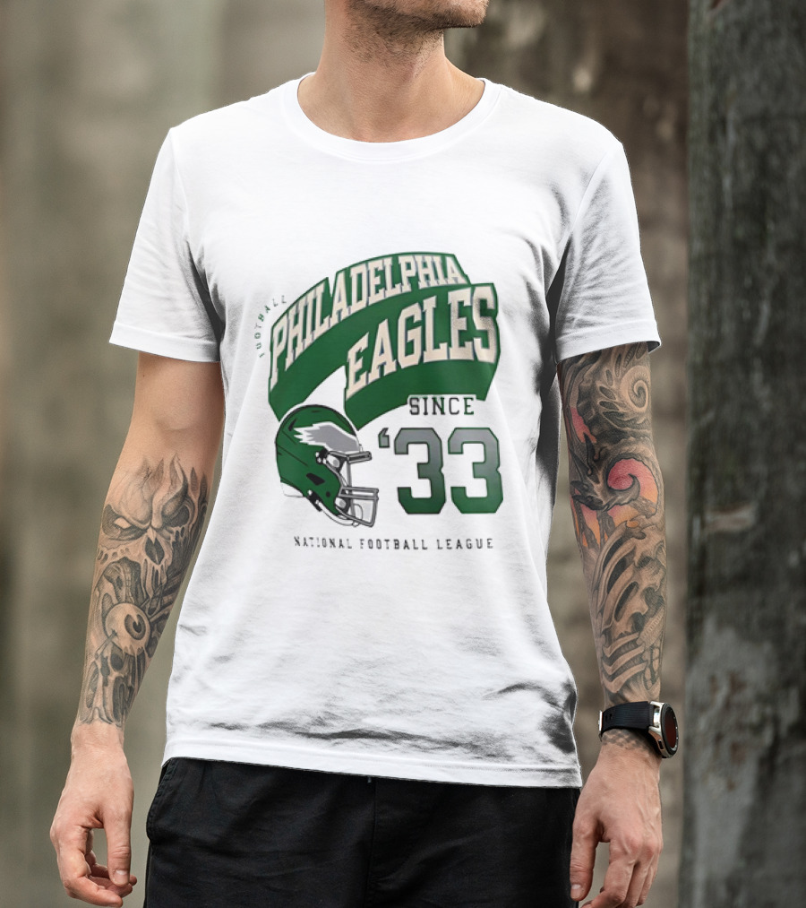 Philadelphia Eagles Football Since 1933 NFL National Football League T-Shirt