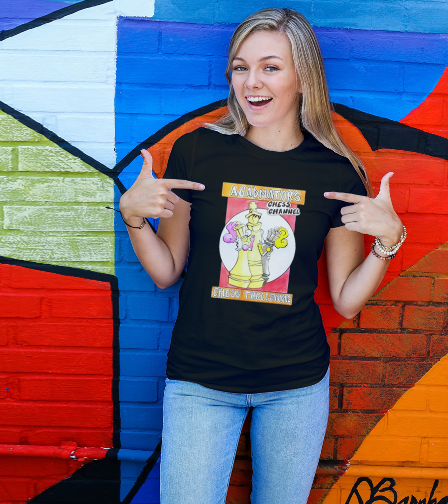 AGADMATOR'S CHESS CHANNEL CHESS THREESOME SLOYS T-Shirt
