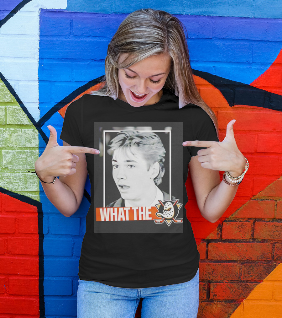 What The Duck Beckett Sennecke Anaheim Ducks Hockey T-Shirt