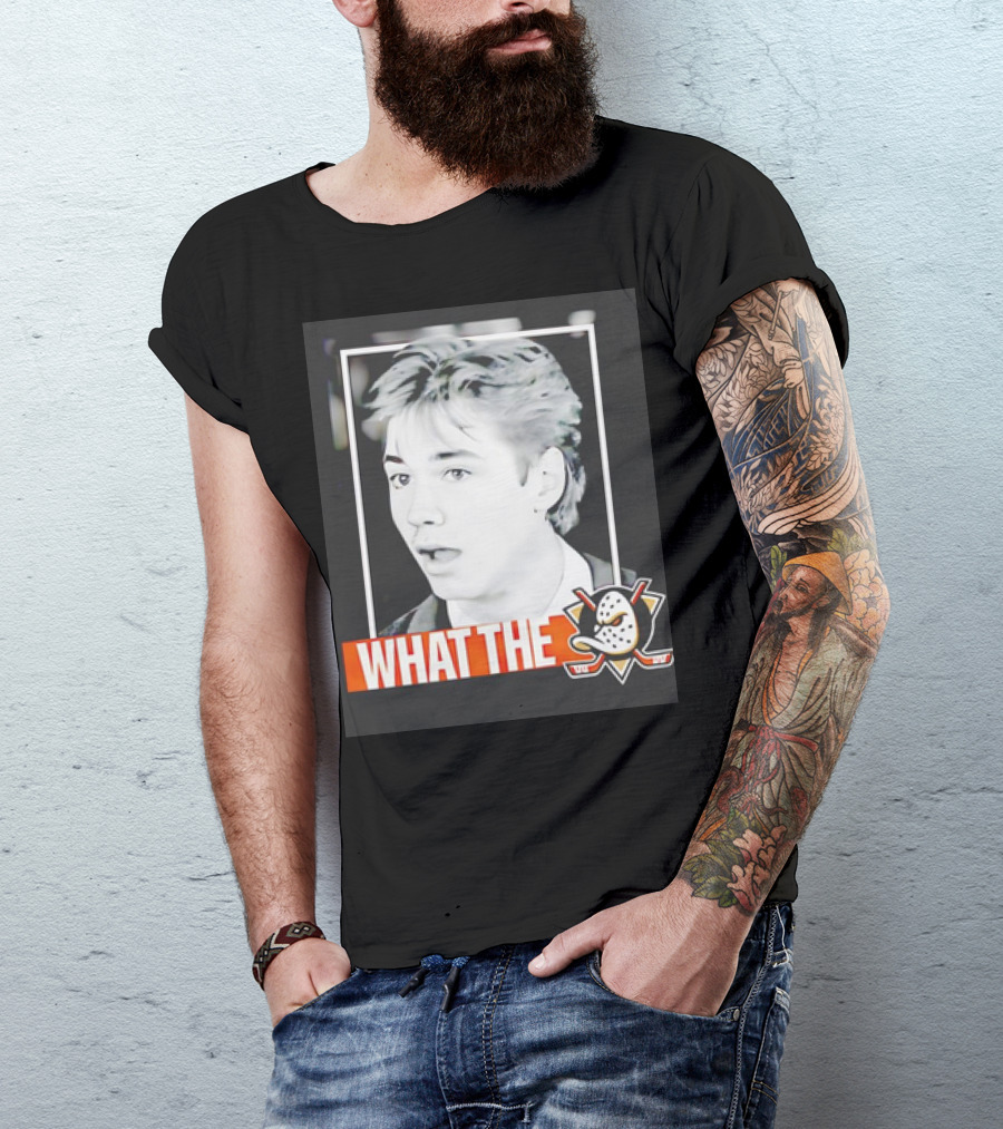 What The Duck Beckett Sennecke Anaheim Ducks Hockey T-Shirt