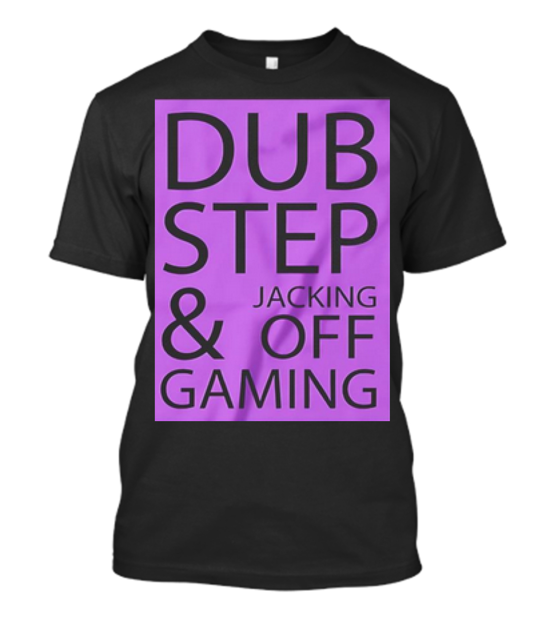 Dubstep Jacking Off And Gaming Purple T-Shirt