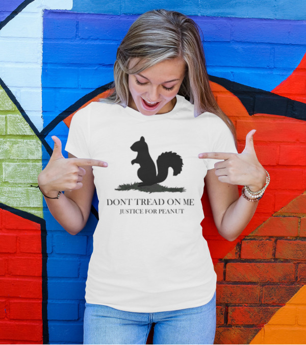Justice For Peanut Dont Tread On Me Squirrel T-Shirt
