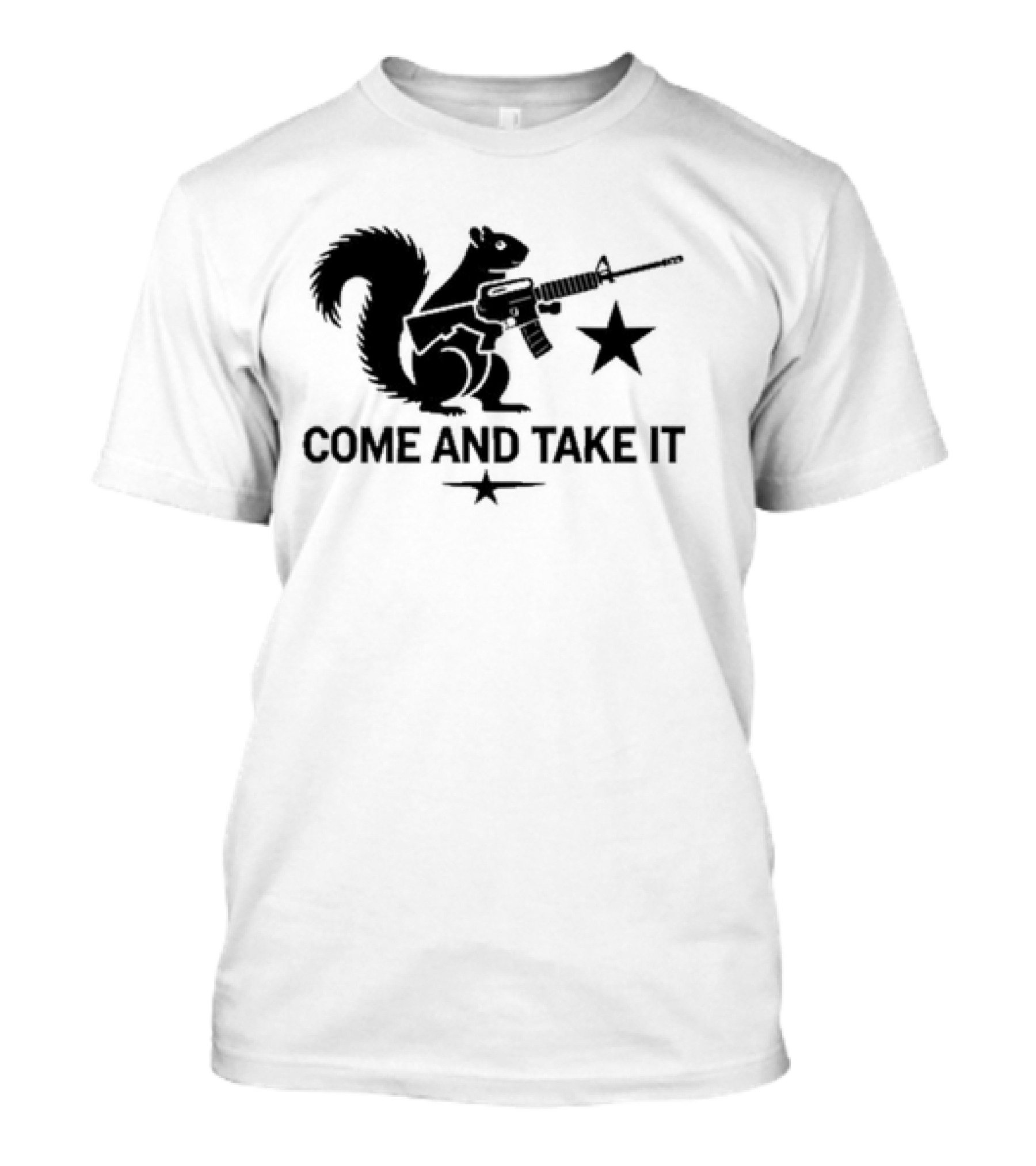 Peanut The Squirrel Come And Take It 2024 Rifle Star T-Shirt