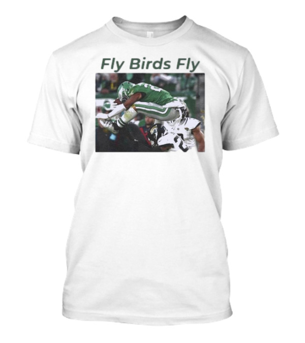 Saquon Barkley Fly Birds Fly Reverse Hurdle T-Shirt