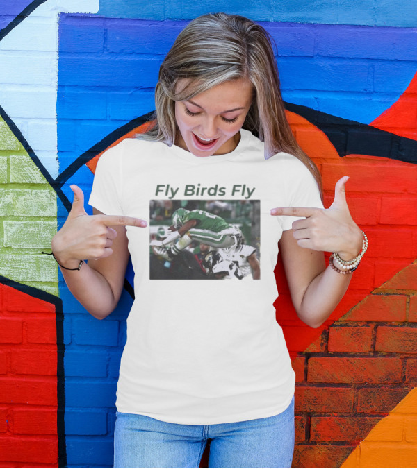 Saquon Barkley Fly Birds Fly Reverse Hurdle T-Shirt